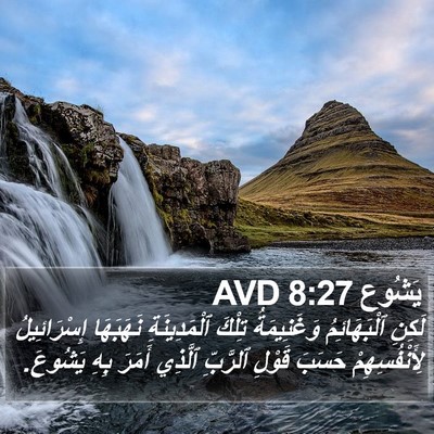 يَشُوع 8:27 AVD Bible Verse Image