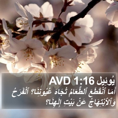يُوئِيل 1:16 AVD Bible Verse Image