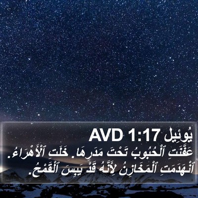 يُوئِيل 1:17 AVD Bible Verse Image