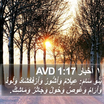 ١ أخبار 1:17 AVD Bible Verse Image