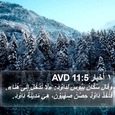 ١ أخبار 11:5 AVD Bible Verse Image