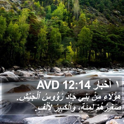 ١ أخبار 12:14 AVD Bible Verse Image