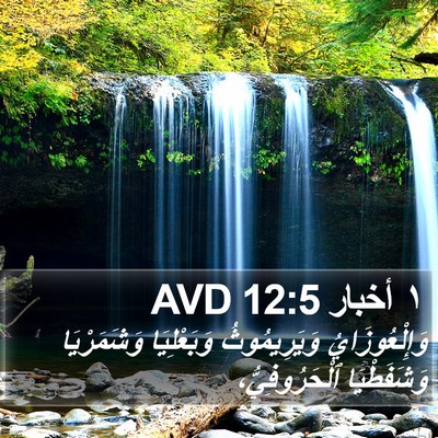 ١ أخبار 12:5 AVD Bible Verse Image