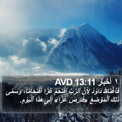 ١ أخبار 13:11 AVD Bible Verse Image