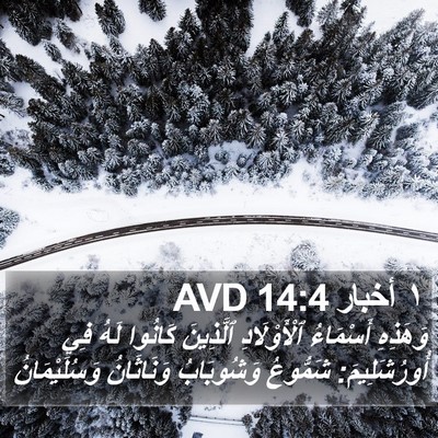 ١ أخبار 14:4 AVD Bible Verse Image