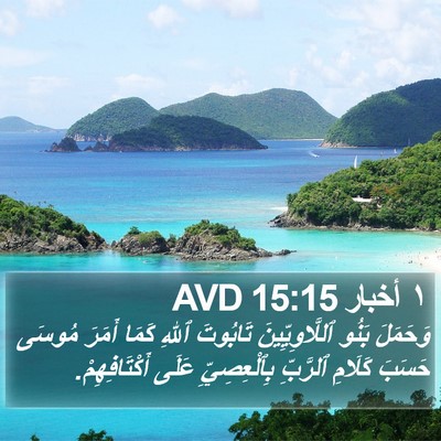 ١ أخبار 15:15 AVD Bible Verse Image
