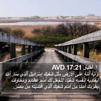 ١ أخبار 17:21 AVD Bible Verse Image