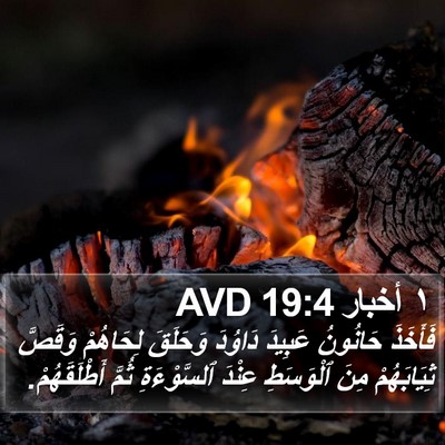 ١ أخبار 19:4 AVD Bible Verse Image