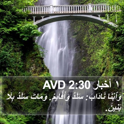 ١ أخبار 2:30 AVD Bible Verse Image