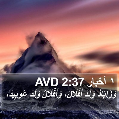 ١ أخبار 2:37 AVD Bible Verse Image