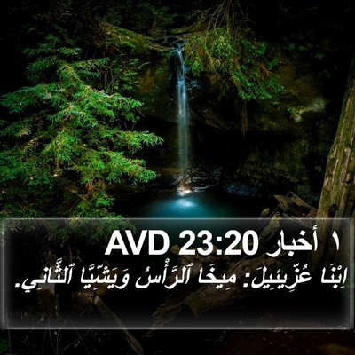١ أخبار 23:20 AVD Bible Verse Image