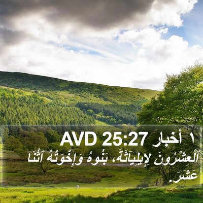 ١ أخبار 25:27 AVD Bible Verse Image