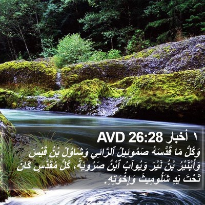 ١ أخبار 26:28 AVD Bible Verse Image