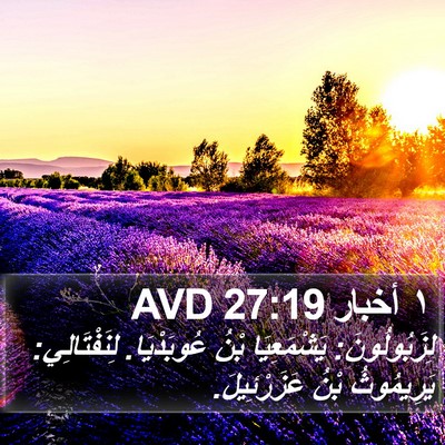 ١ أخبار 27:19 AVD Bible Verse Image