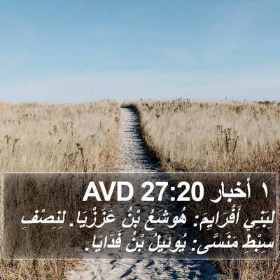 ١ أخبار 27:20 AVD Bible Verse Image
