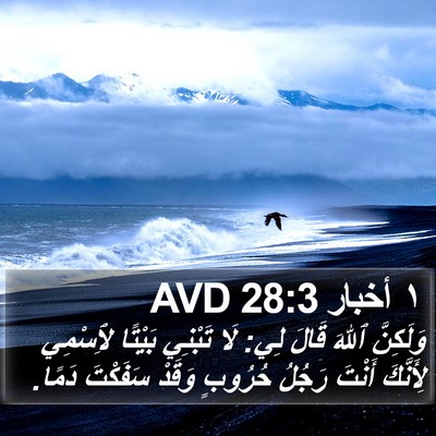 ١ أخبار 28:3 AVD Bible Verse Image