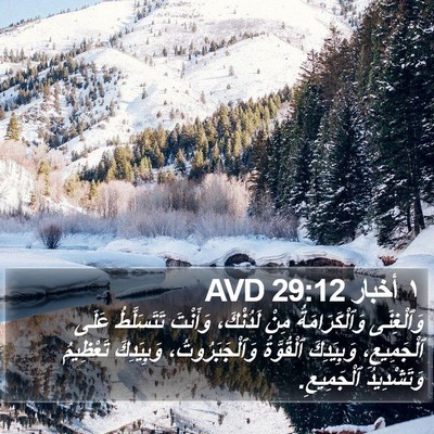 ١ أخبار 29:12 AVD Bible Verse Image