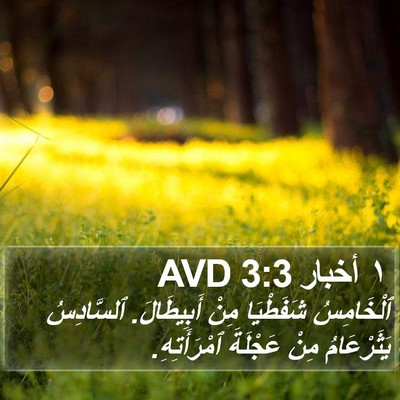 ١ أخبار 3:3 AVD Bible Verse Image