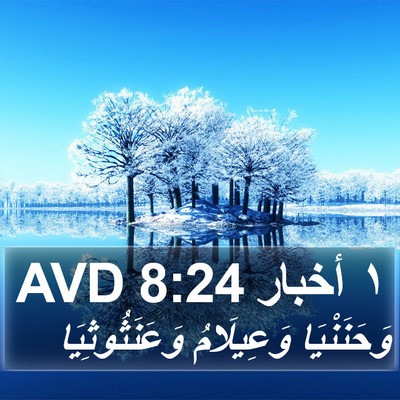 ١ أخبار 8:24 AVD Bible Verse Image