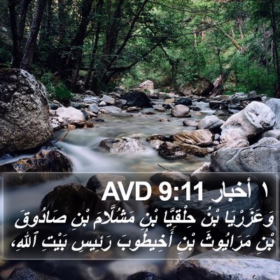 ١ أخبار 9:11 AVD Bible Verse Image