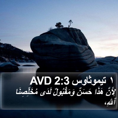 ١ تيموثاوس 2:3 AVD Bible Verse Image