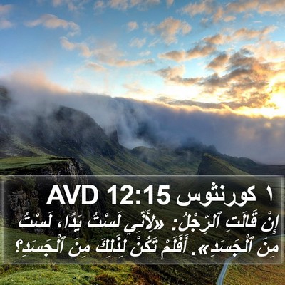 ١ كورنثوس 12:15 AVD Bible Verse Image