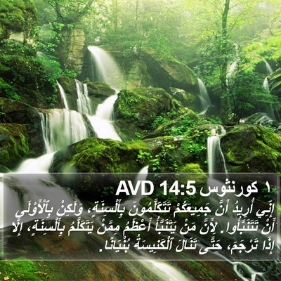 ١ كورنثوس 14:5 AVD Bible Verse Image