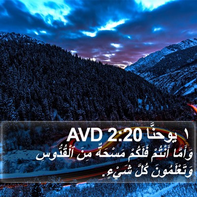 ١ يوحنَّا 2:20 AVD Bible Verse Image
