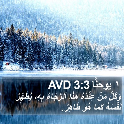 ١ يوحنَّا 3:3 AVD Bible Verse Image