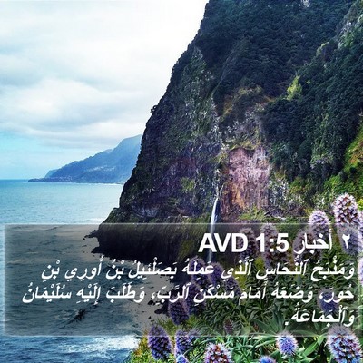 ٢ أخبار 1:5 AVD Bible Verse Image