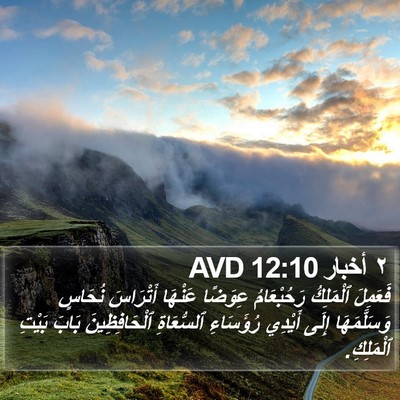 ٢ أخبار 12:10 AVD Bible Verse Image