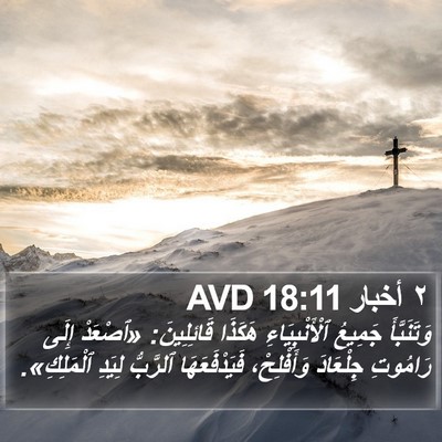 ٢ أخبار 18:11 AVD Bible Verse Image