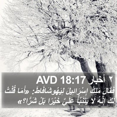 ٢ أخبار 18:17 AVD Bible Verse Image