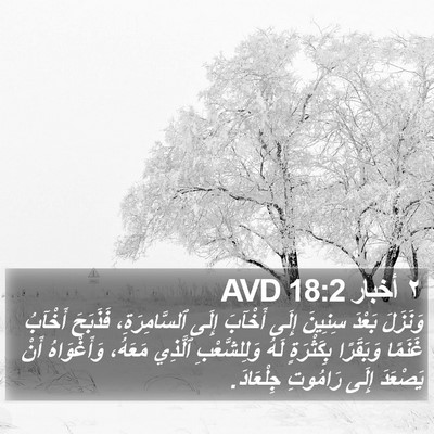 ٢ أخبار 18:2 AVD Bible Verse Image