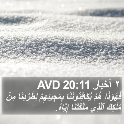 ٢ أخبار 20:11 AVD Bible Verse Image