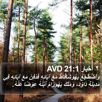 ٢ أخبار 21:1 AVD Bible Verse Image