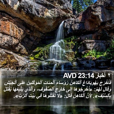 ٢ أخبار 23:14 AVD Bible Verse Image