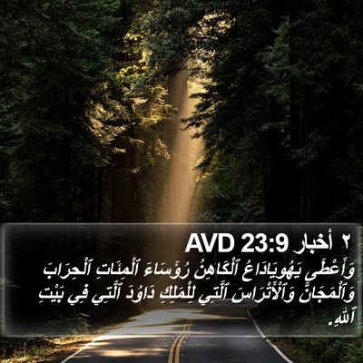 ٢ أخبار 23:9 AVD Bible Verse Image