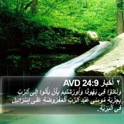 ٢ أخبار 24:9 AVD Bible Verse Image