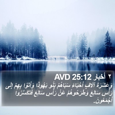 ٢ أخبار 25:12 AVD Bible Verse Image