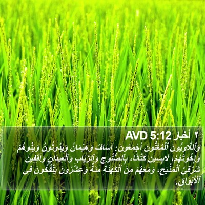 ٢ أخبار 5:12 AVD Bible Verse Image
