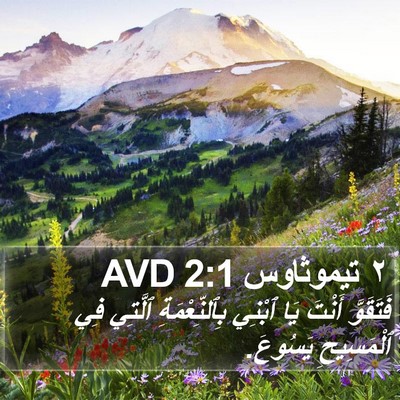 ٢ تيموثاوس 2:1 AVD Bible Verse Image