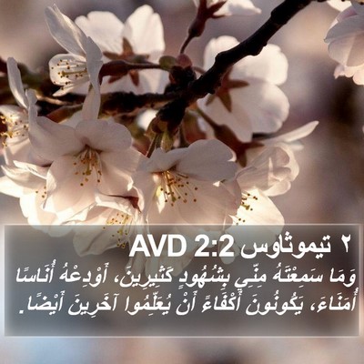 ٢ تيموثاوس 2:2 AVD Bible Verse Image