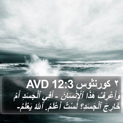 ٢ كورنثوس 12:3 AVD Bible Verse Image