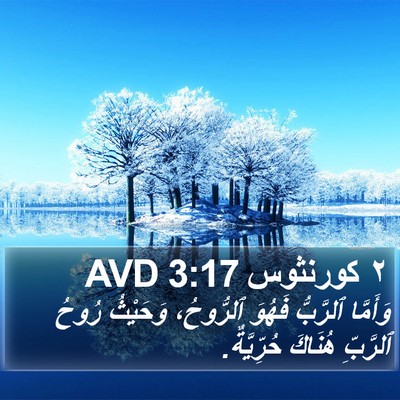 ٢ كورنثوس 3:17 AVD Bible Verse Image