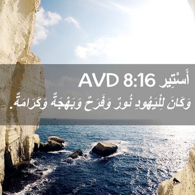 Picture 02 - أَسْتِير 8:16 AVD - وَكَانَ لِلْيَهُودِ نُورٌ - Bible Verse Picture