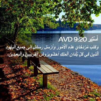 Picture 02 - أَسْتِير 9:20 AVD - وَكَتَبَ مُرْدَخَايُ - Bible Verse Picture