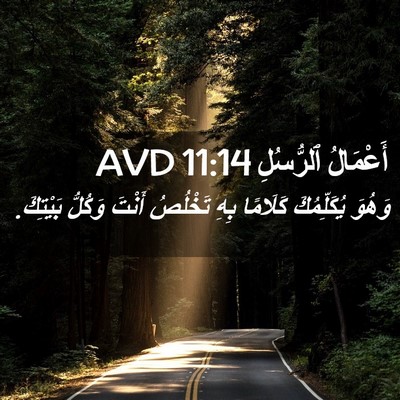 Picture 02 - أَعْمَالُ ٱلرُّسُلِ 11:14 AVD - وَهُوَ يُكَلِّمُكَ - Bible Verse Picture