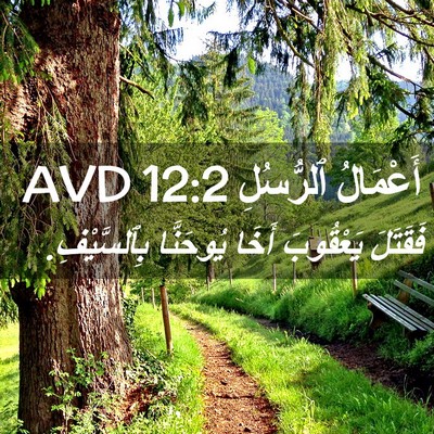 Picture 02 - أَعْمَالُ ٱلرُّسُلِ 12:2 AVD - فَقَتَلَ يَعْقُوبَ أَخَا - Bible Verse Picture