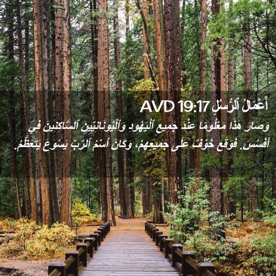 Picture 02 - أَعْمَالُ ٱلرُّسُلِ 19:17 AVD - وَصَارَ هَذَا مَعْلُومًا - Bible Verse Picture